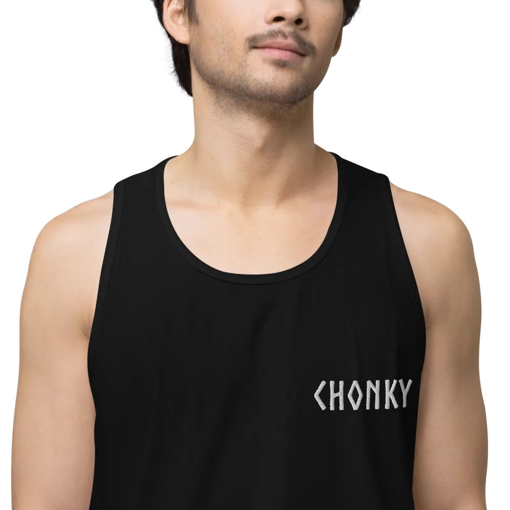 CHONKY - Tank Top Men White Embroidery product image (2)