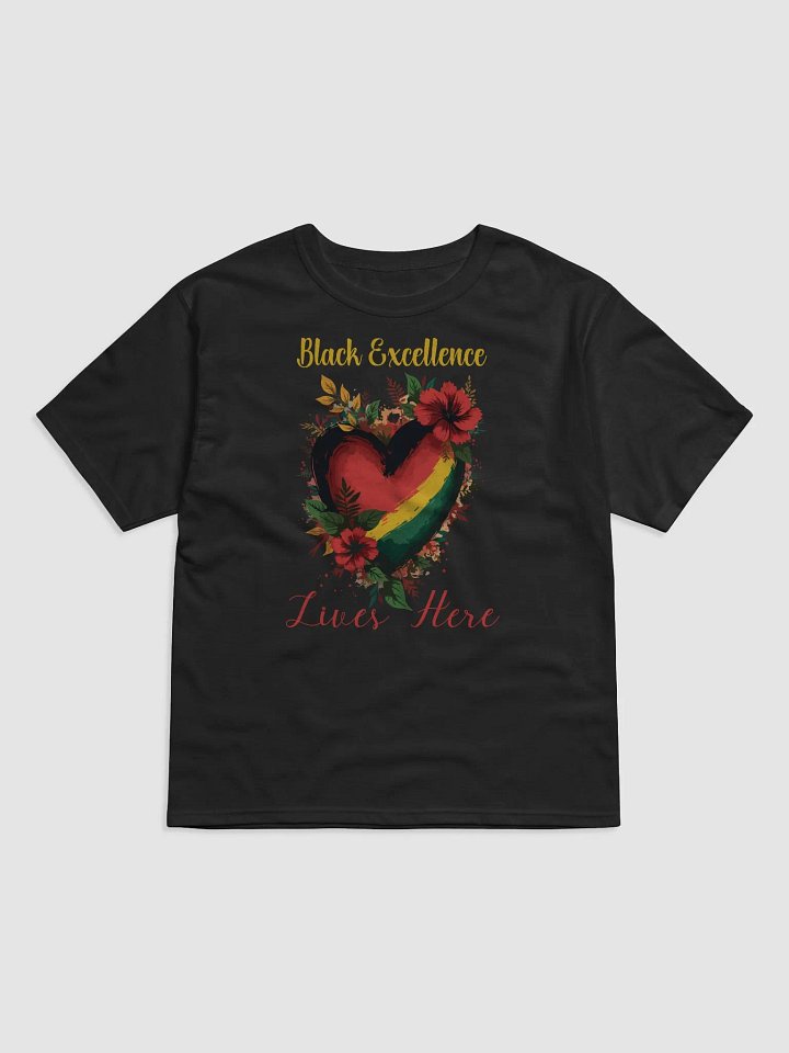 Black Excellence Lives Here T-Shirt product image (3)