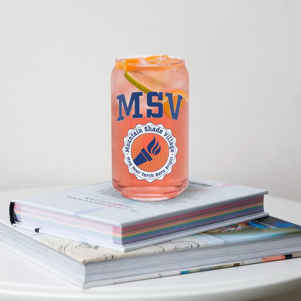 University MSV Can-Shaped Glass product image (34)