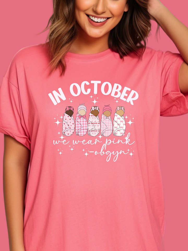 We Wear Pink T-Shirt (Comfort Colors) product image (1)