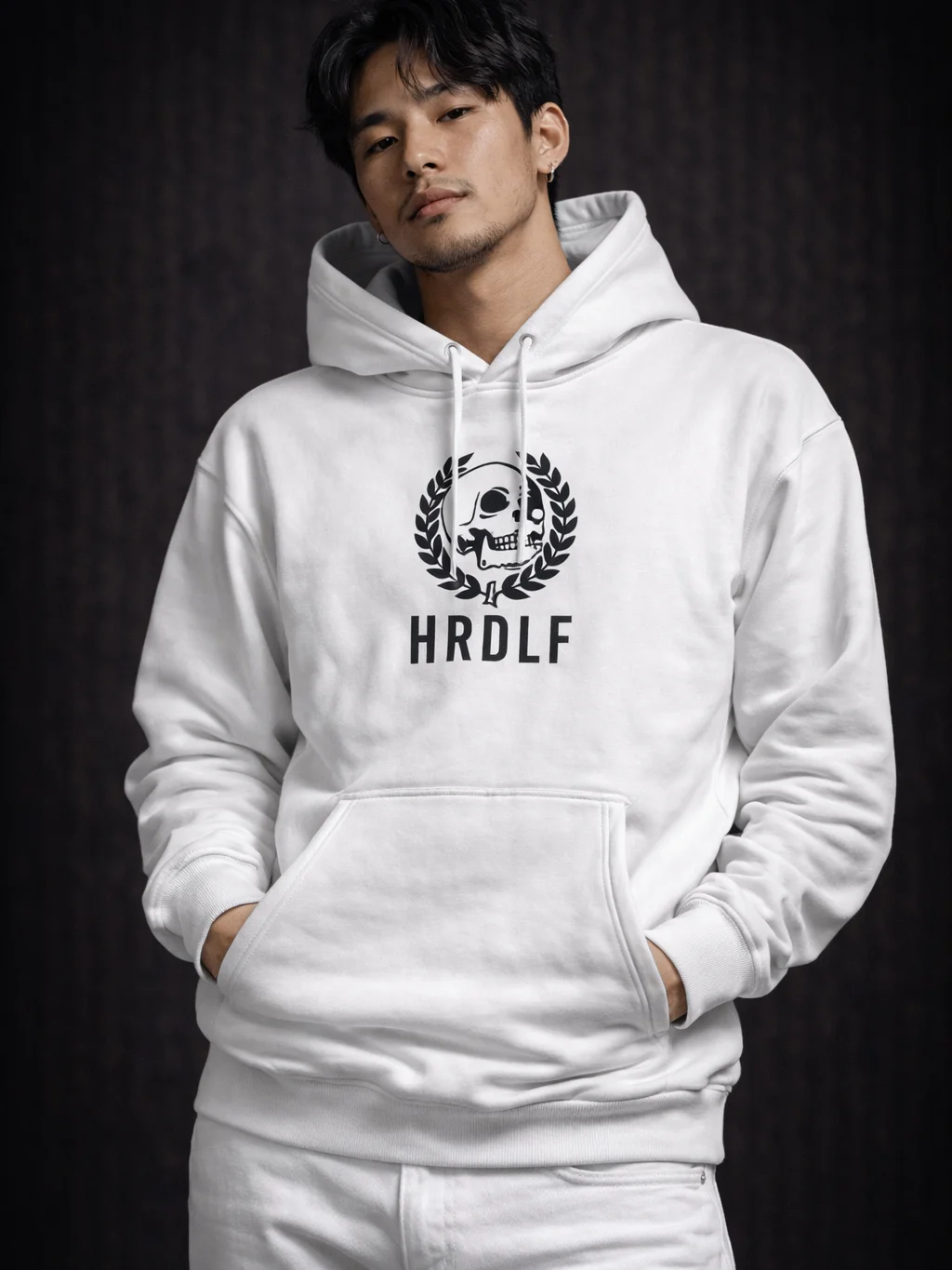 HRDLF Skull - White Hoodie product image (2)