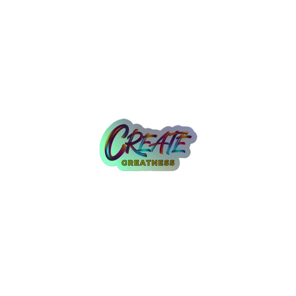 Create Greatness Holographic Sticker Set product image (1)