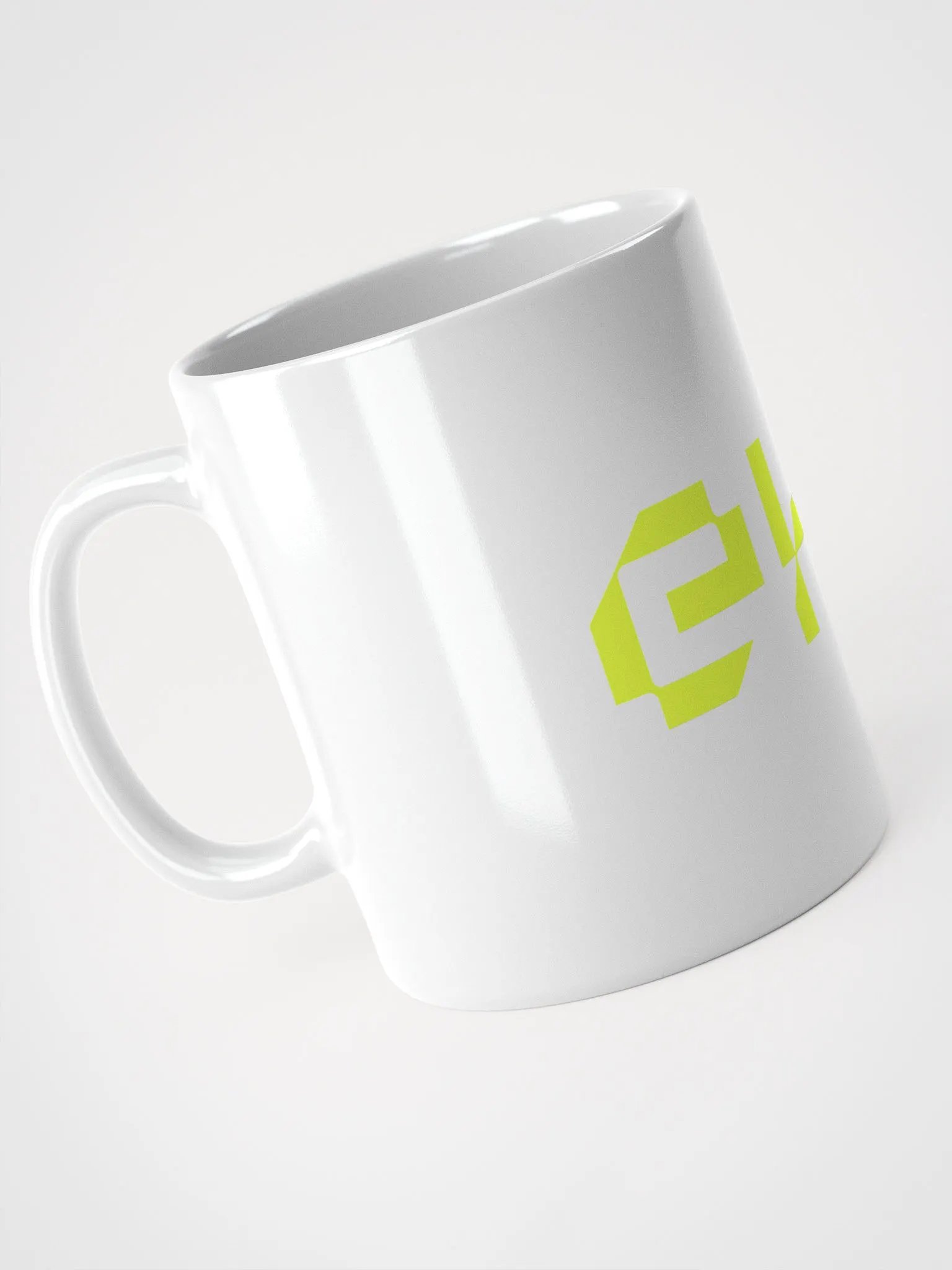 EKO's Yellow Logotype Mug (White) product image (5)