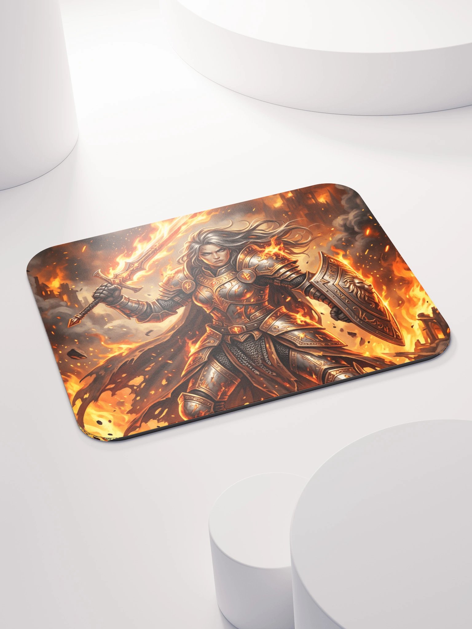 Flameblade Warrior Mouse Pad product image (4)