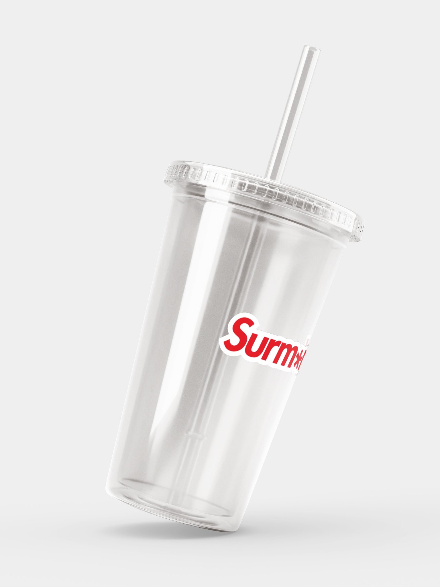 GOBELET TRANSPARENT "SURM*RDE" product image (2)