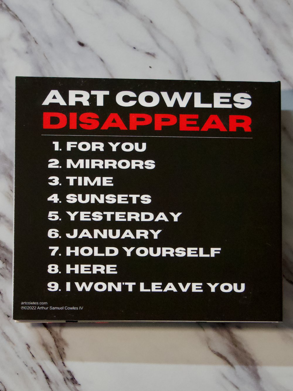 Disappear CD product image (2)