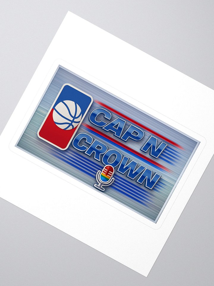 Cap N Crown Logo Sticker (NBA on NBC) product image (2)