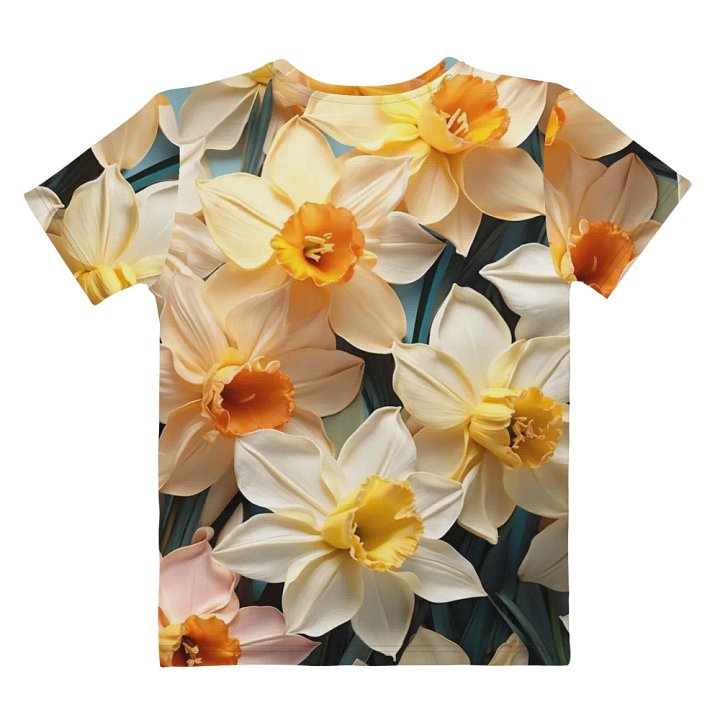 Dazzling Daffodils: Floral Fusion Tees product image (2)
