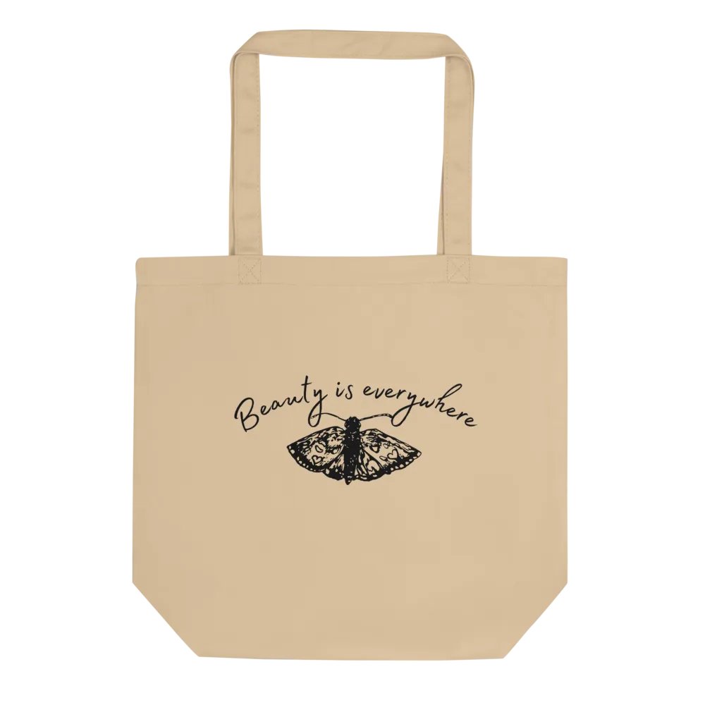 Beauty is Everywhere Moth Tote product image (1)
