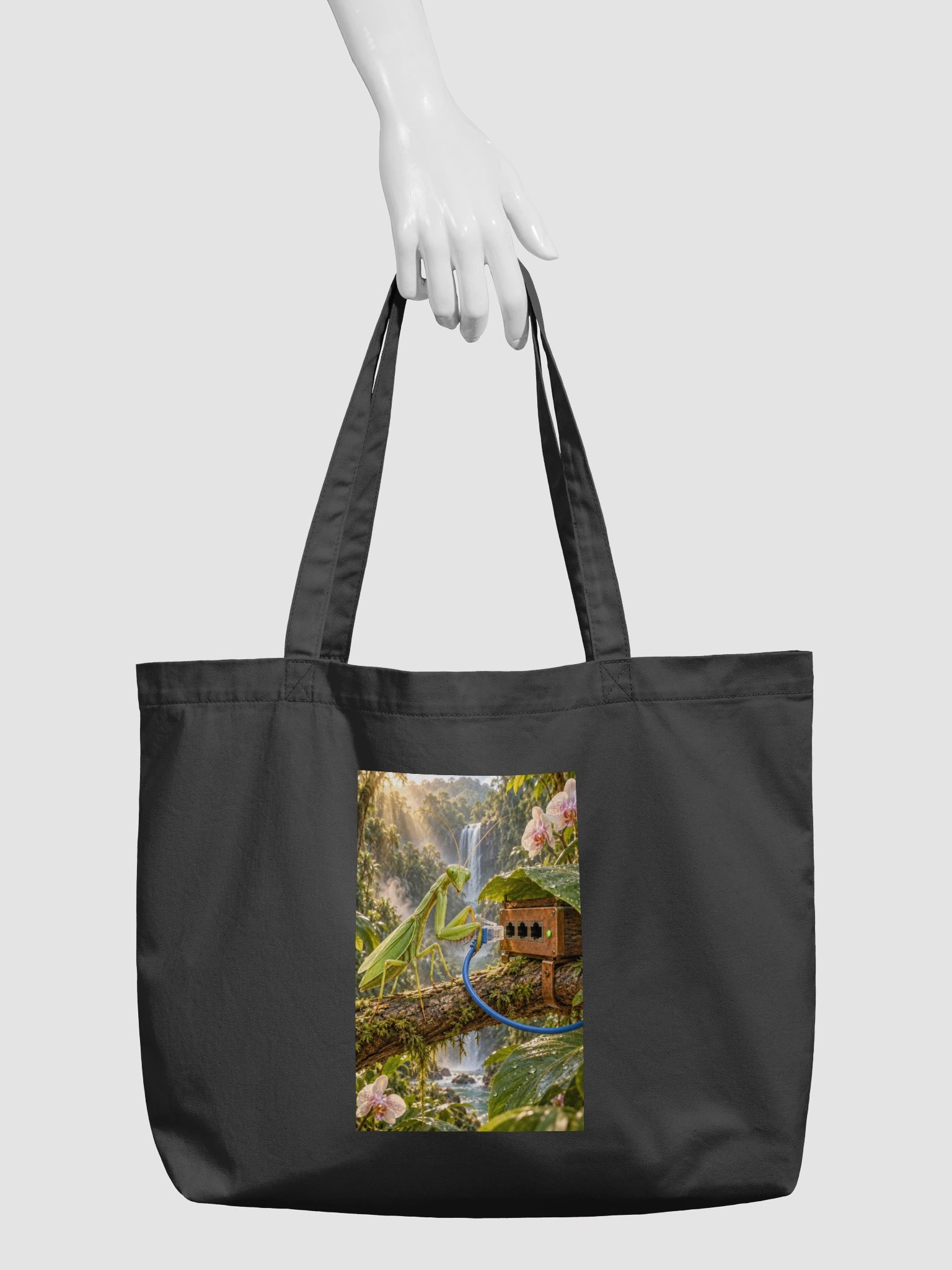 Praying LANtis Cotton Tote product image (3)