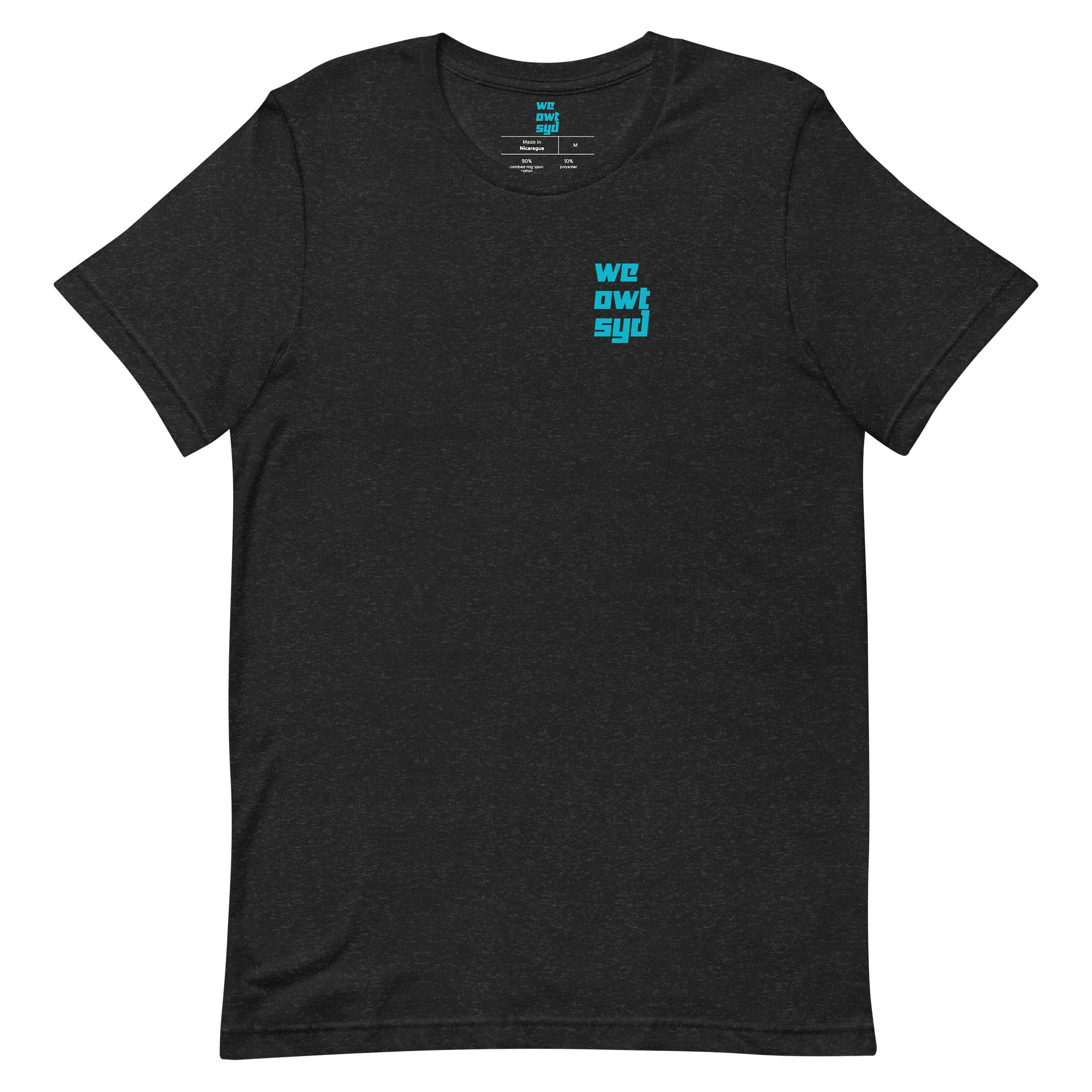 WeOwtsyd Premium T-Shirt - Chest Logo - Black Teal product image (5)
