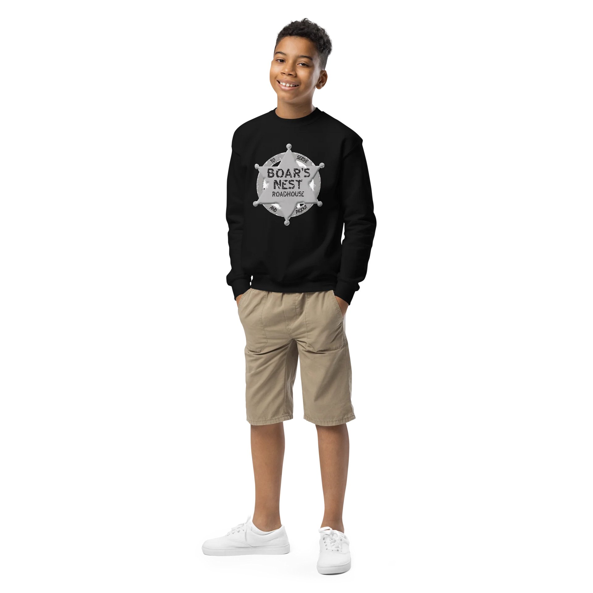 Sheriff's Badge Youth Sweatshirt product image (1)