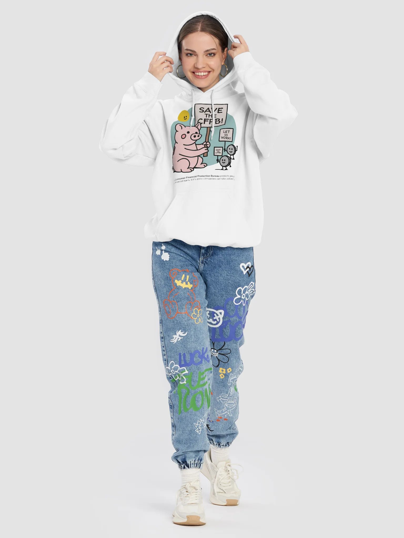 CFPB Piggy Bank Picket Hoodie product image (8)