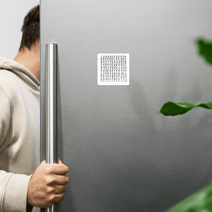 men sleep walking Magnet product image (2)