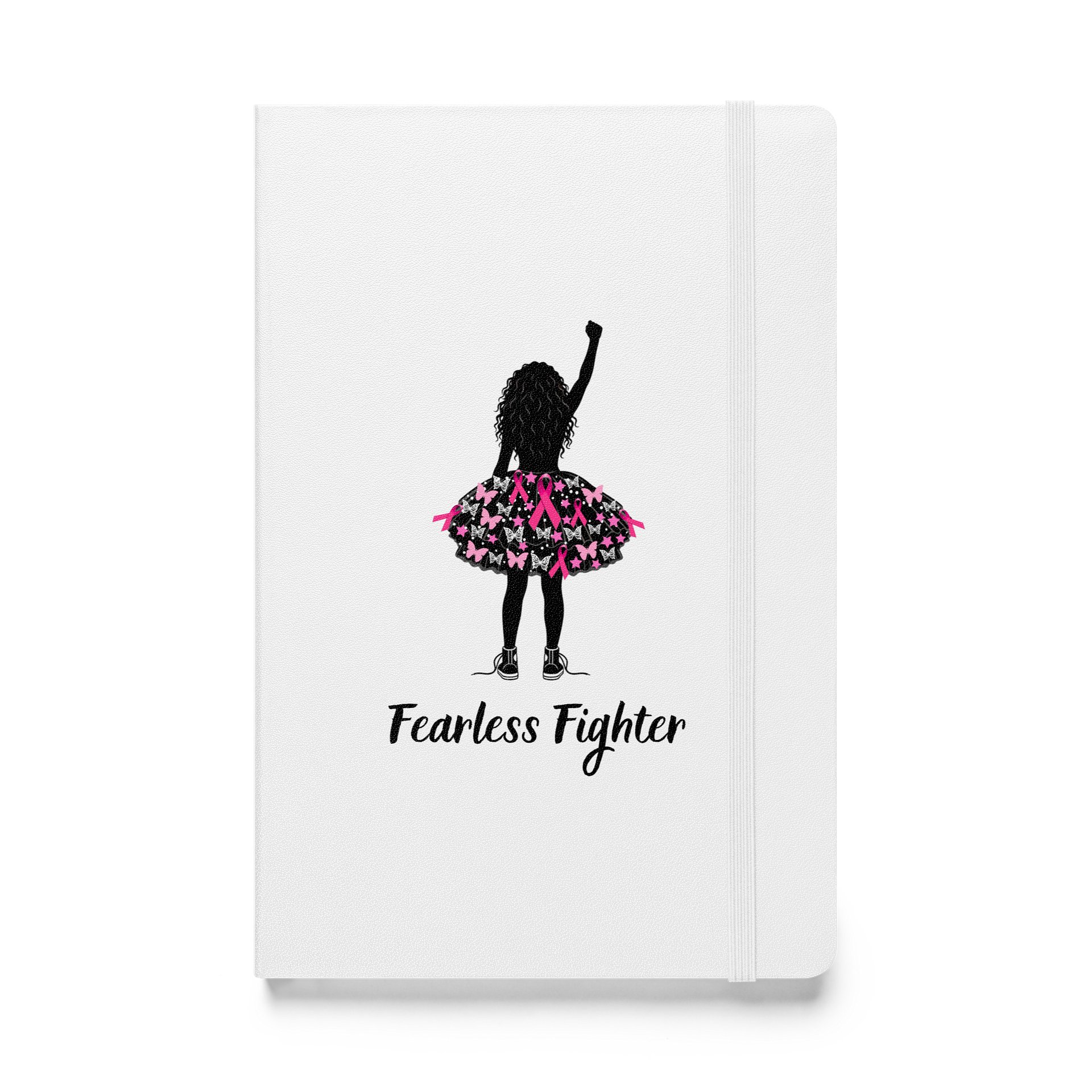 Breast Cancer - Fearless Fighter Bound Notebook [white] product image (1)