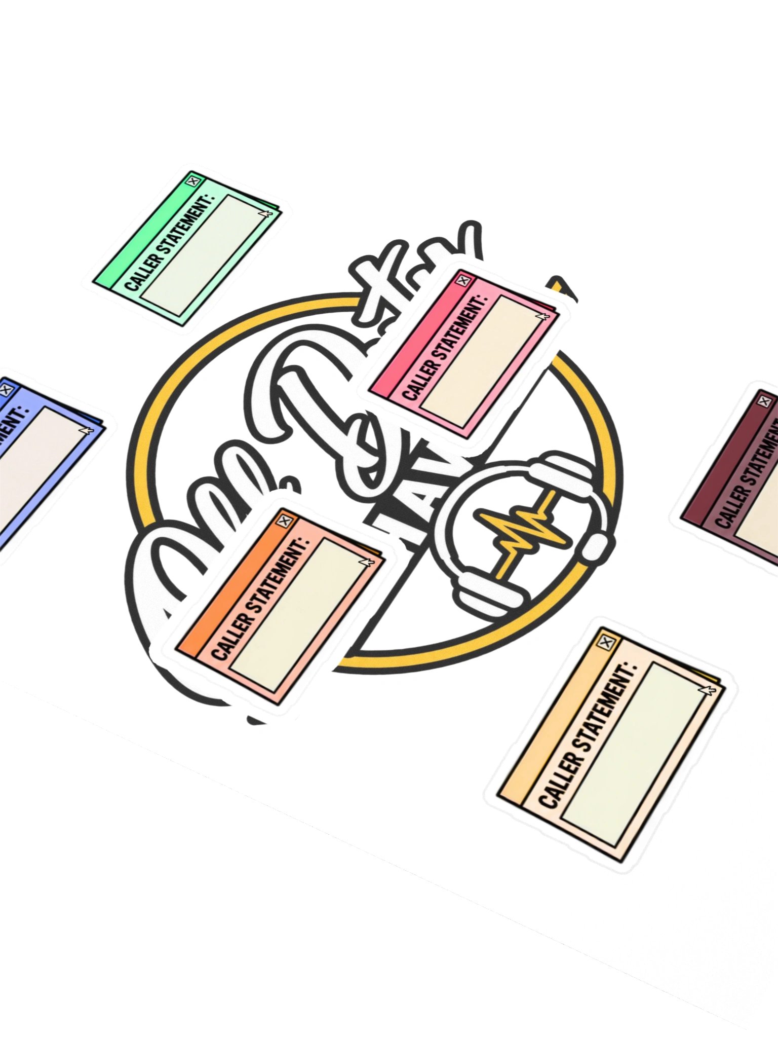 CTO Gold- Caller Statement Sticker Sheet product image (2)