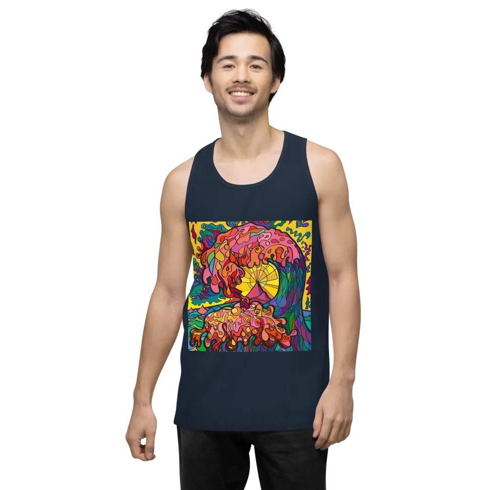 Vibrant Swirls Men's Tank Top - Ocean Wave product image (51)