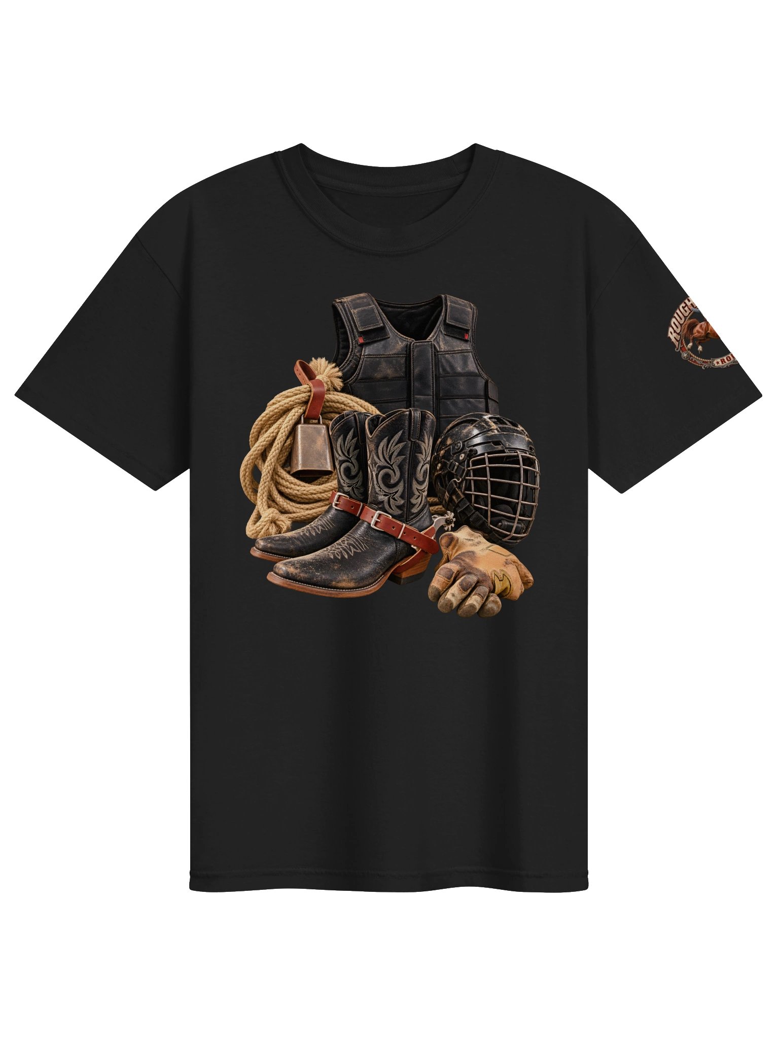 Bull Riding Gear Up & Gate Ready T-Shirt | ROUGHSTOCK RODEO™ product image (3)