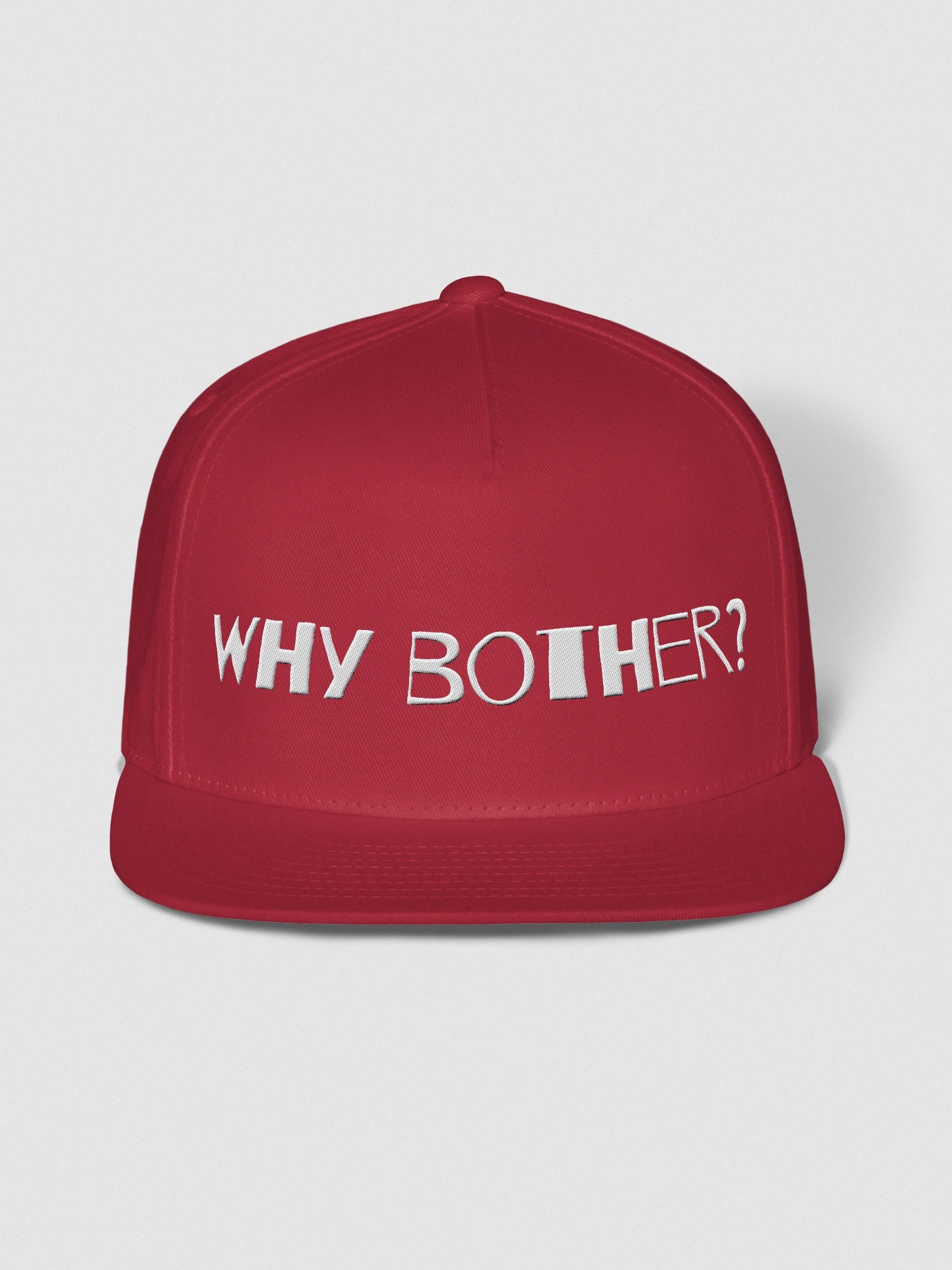 Urgers Why Bother Snapback Hat product image (1)