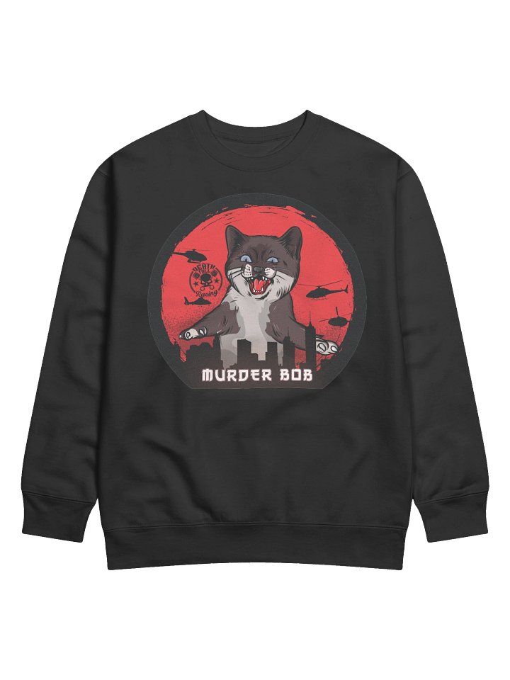 Murder Bob as CatZilla Cityscape Sweatshirt product image (1)