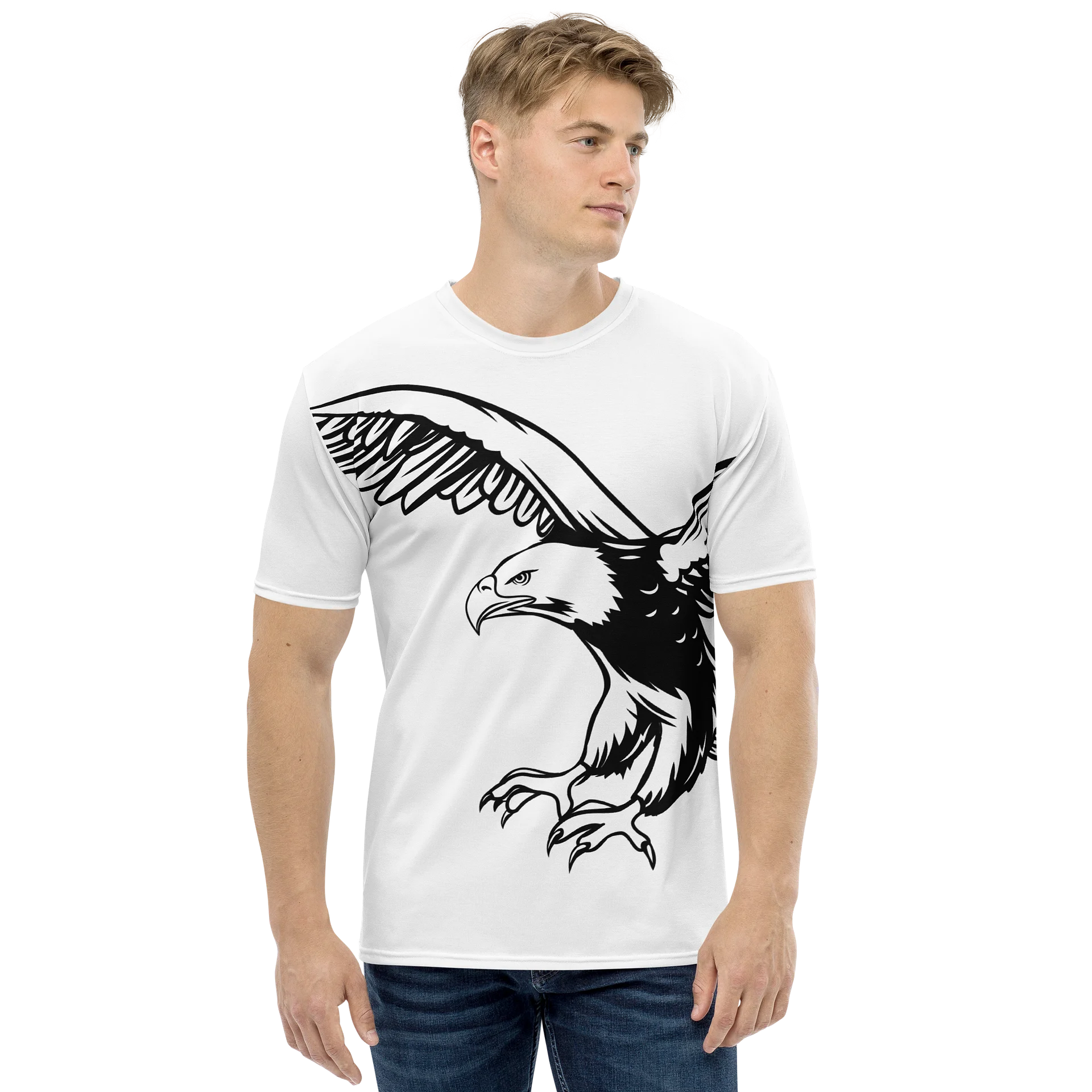 Freedom Isn’t Given | Bald Eagle All-Over T-Shirt – Northern Adventure Exclusive product image (2)