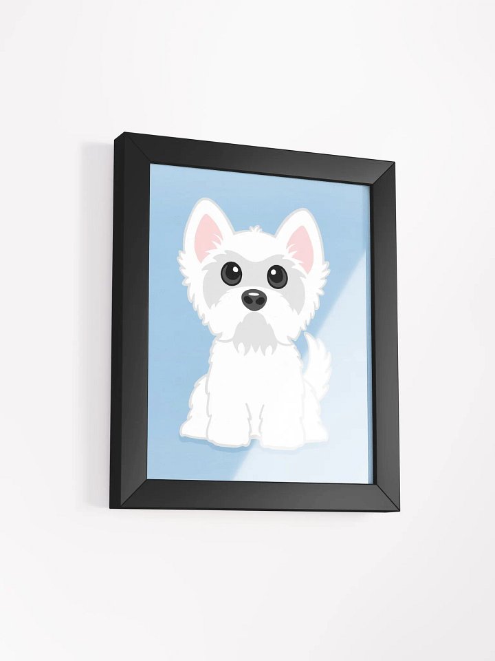 West Highland White Terrier (Westie) Puppy Framed Illustration product image (14)