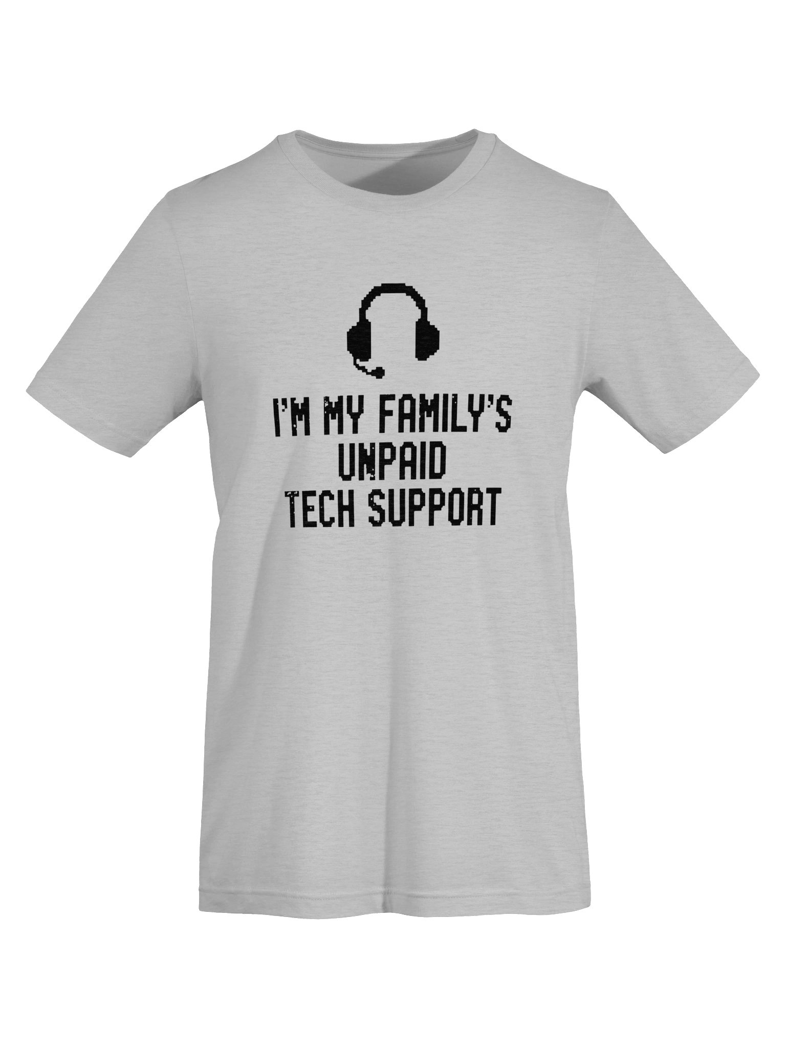 I'm My Family's Unpaid Tech Support Funny Pixel Font Shirt – IT Humor Gift Tee product image (19)