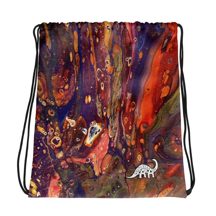 Hyperspace Fluid Acrylic Drawstring Bag product image (1)