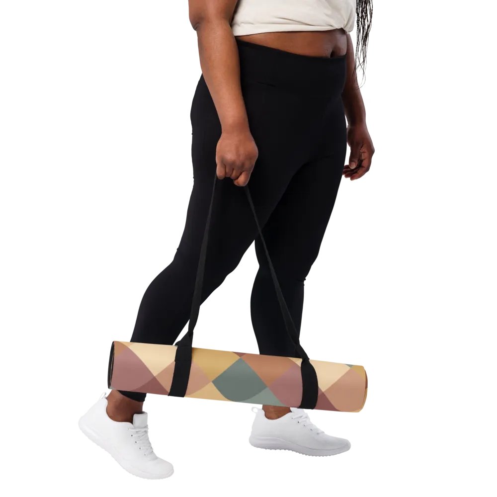 Abstract pastel geometric Yoga Mat product image (6)