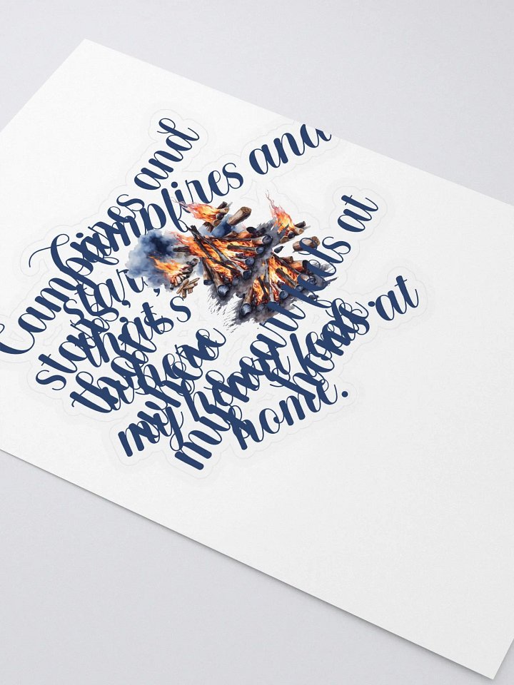 Campfires and stars, that's where my heart feels at home. product image (2)