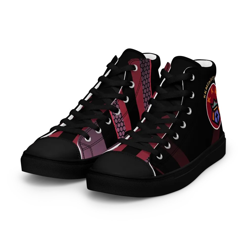 KKMinistry Black & Purple High Tops product image (4)