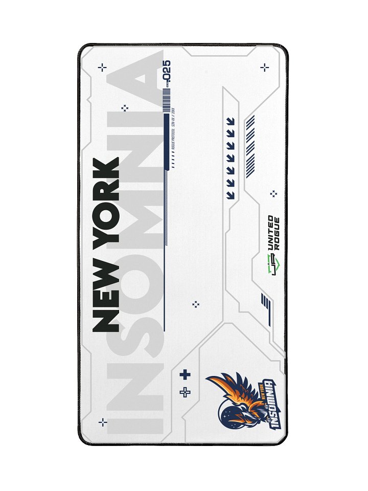 New York Insomnia White Desk Mat product image (2)
