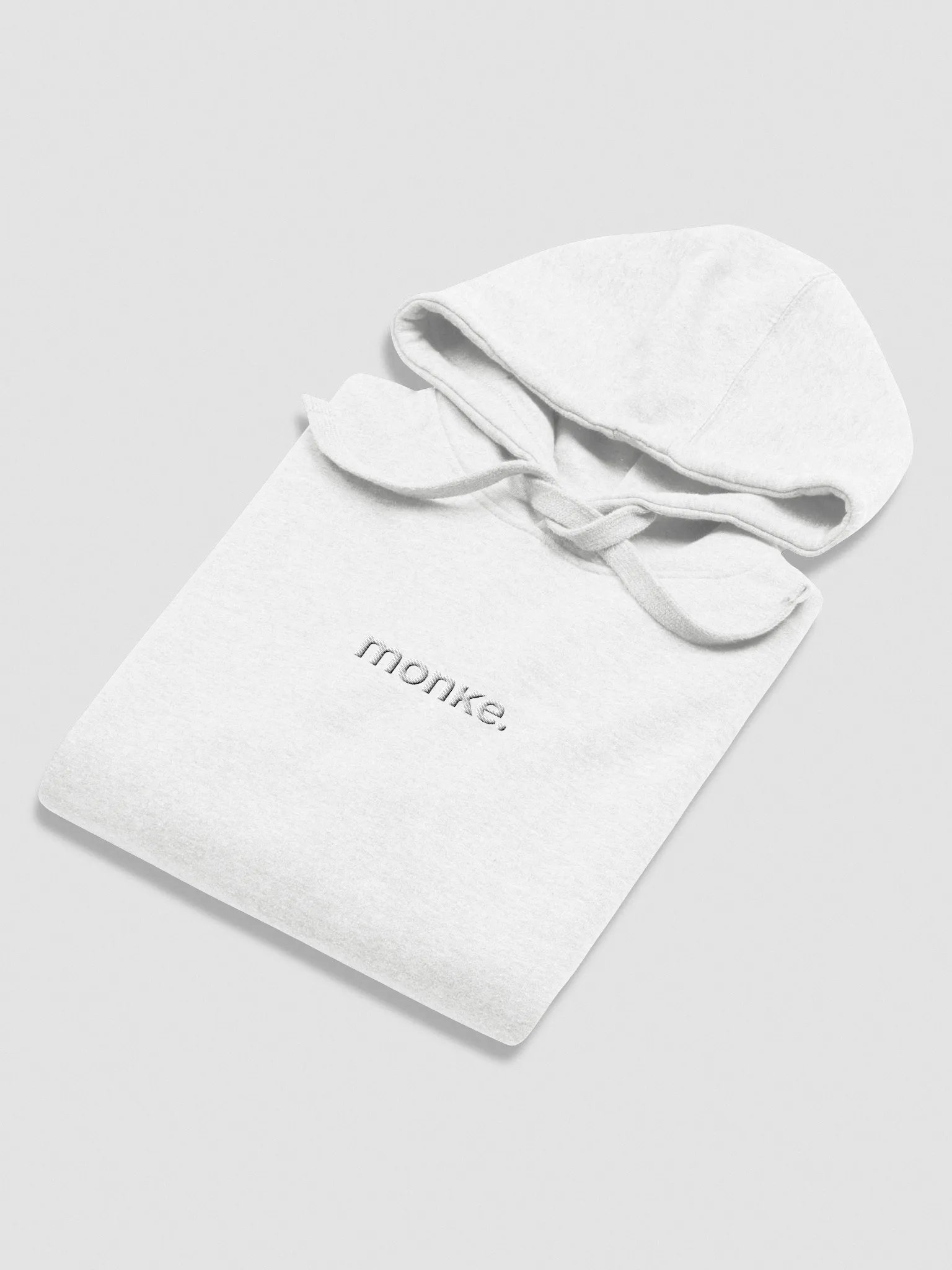 monke. Hoodie Whiteout (Embroidered) product image (4)