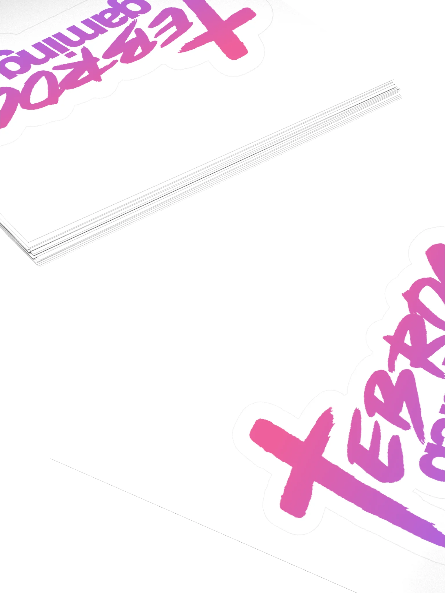 Tebroc's Gradient Kiss Cut Stickers product image (4)