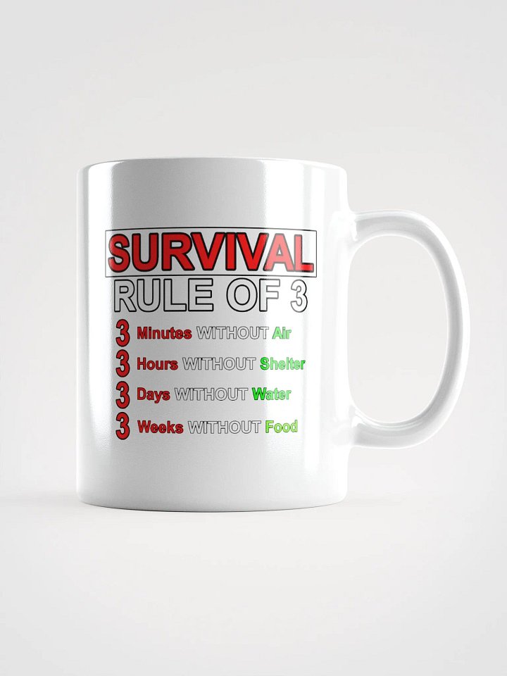 Survival Rule of 3 Mug product image (2)