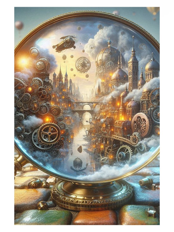 Looking Through a Magnifying Glass Enhanced Matte Paper Poster product image (1)