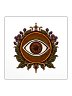 Mystic Eye Ornate Emblem Kiss Cut Sticker