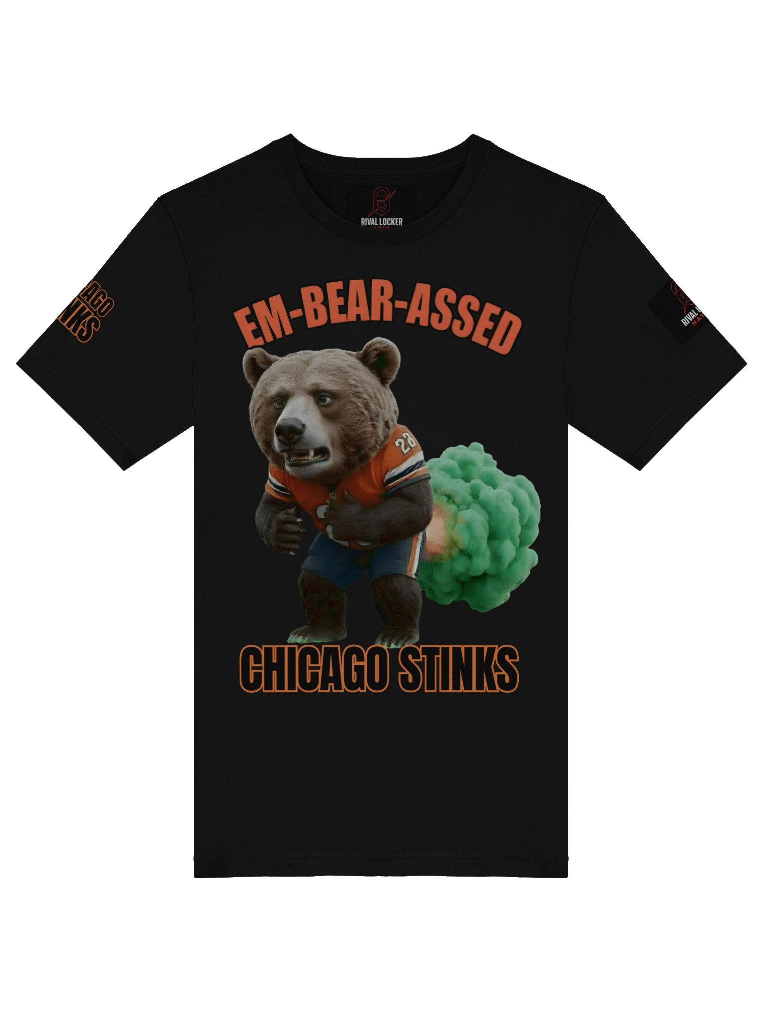 EM-BEAR-ASSED Tee | Chicago | Football | Rivals Locker product image (6)