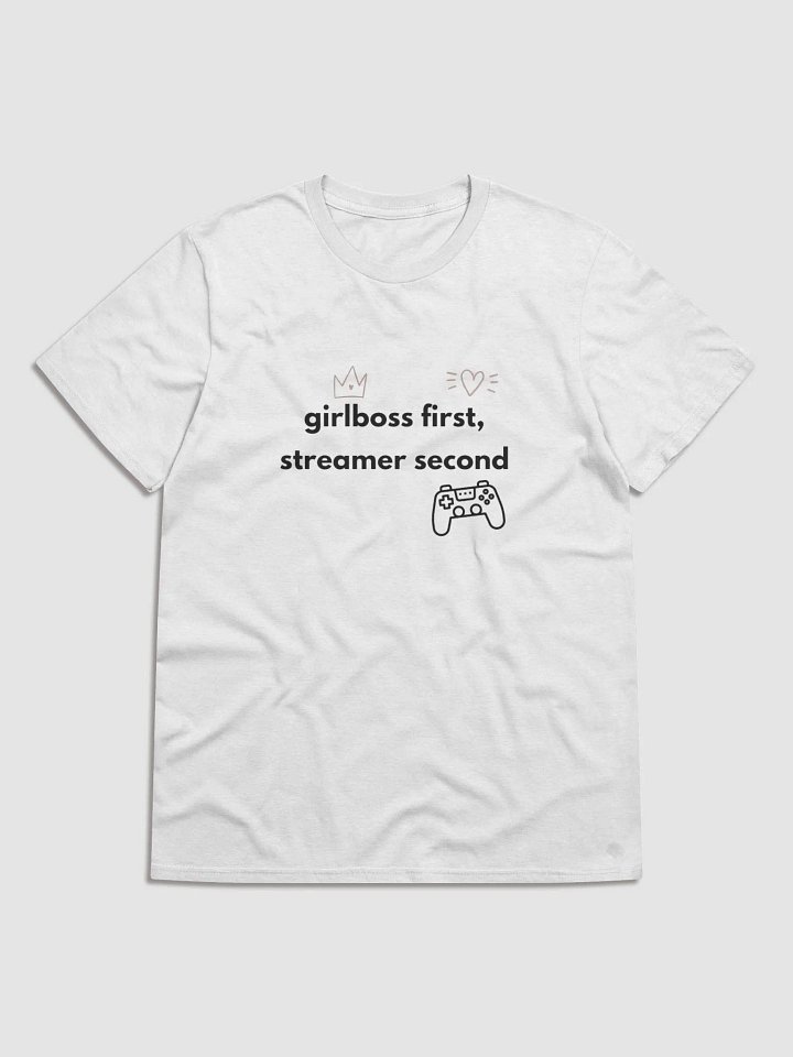 Girlboss First, Streamer Second Lightweight Tee product image (2)