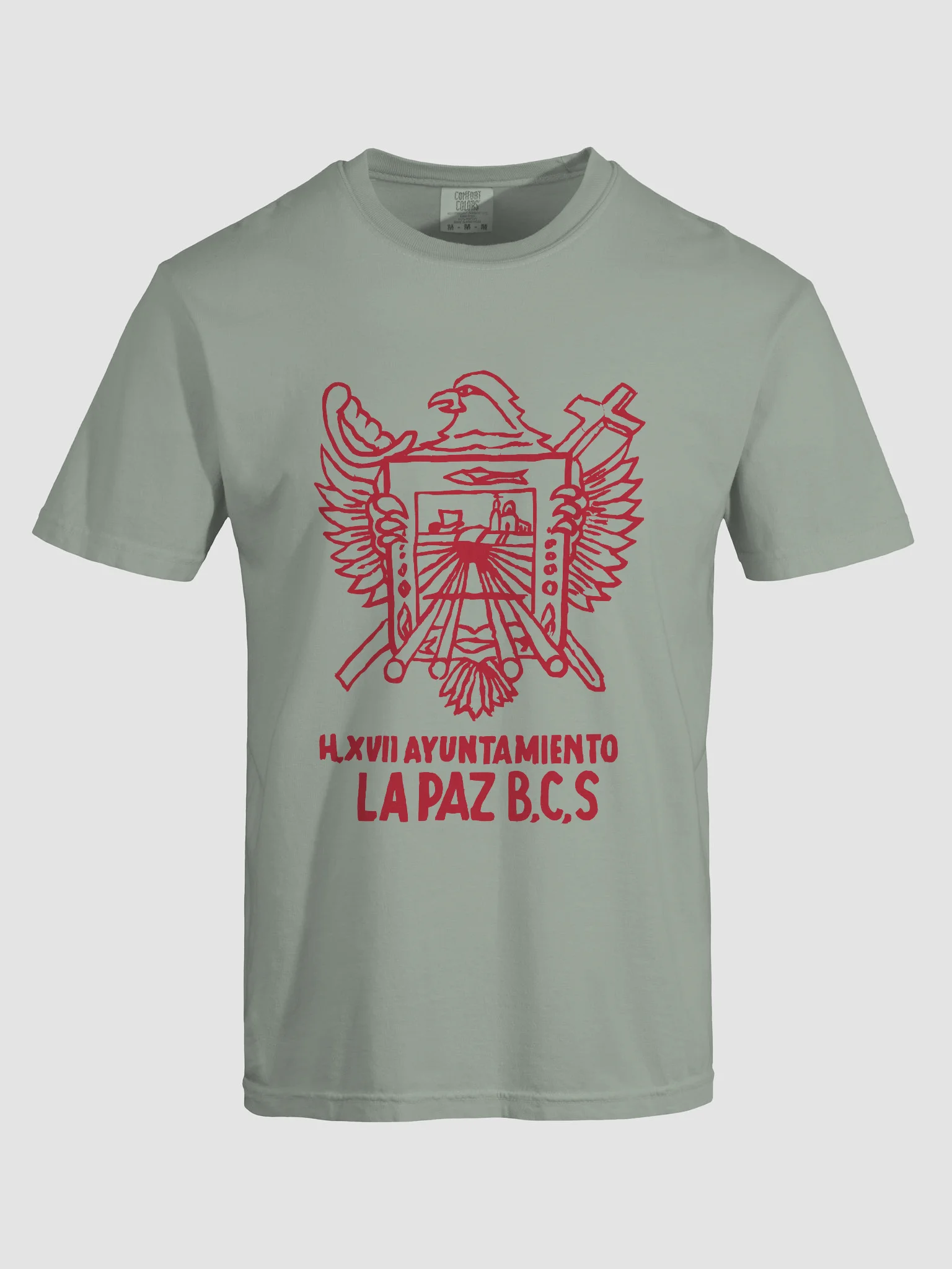 La Paz Heavyweight T-Shirt (Red) product image (32)