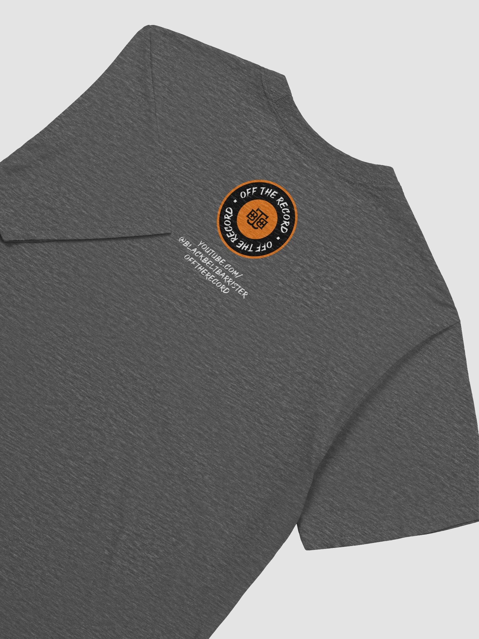 BBB Off the Record Dark Grey T-Shirt product image (4)