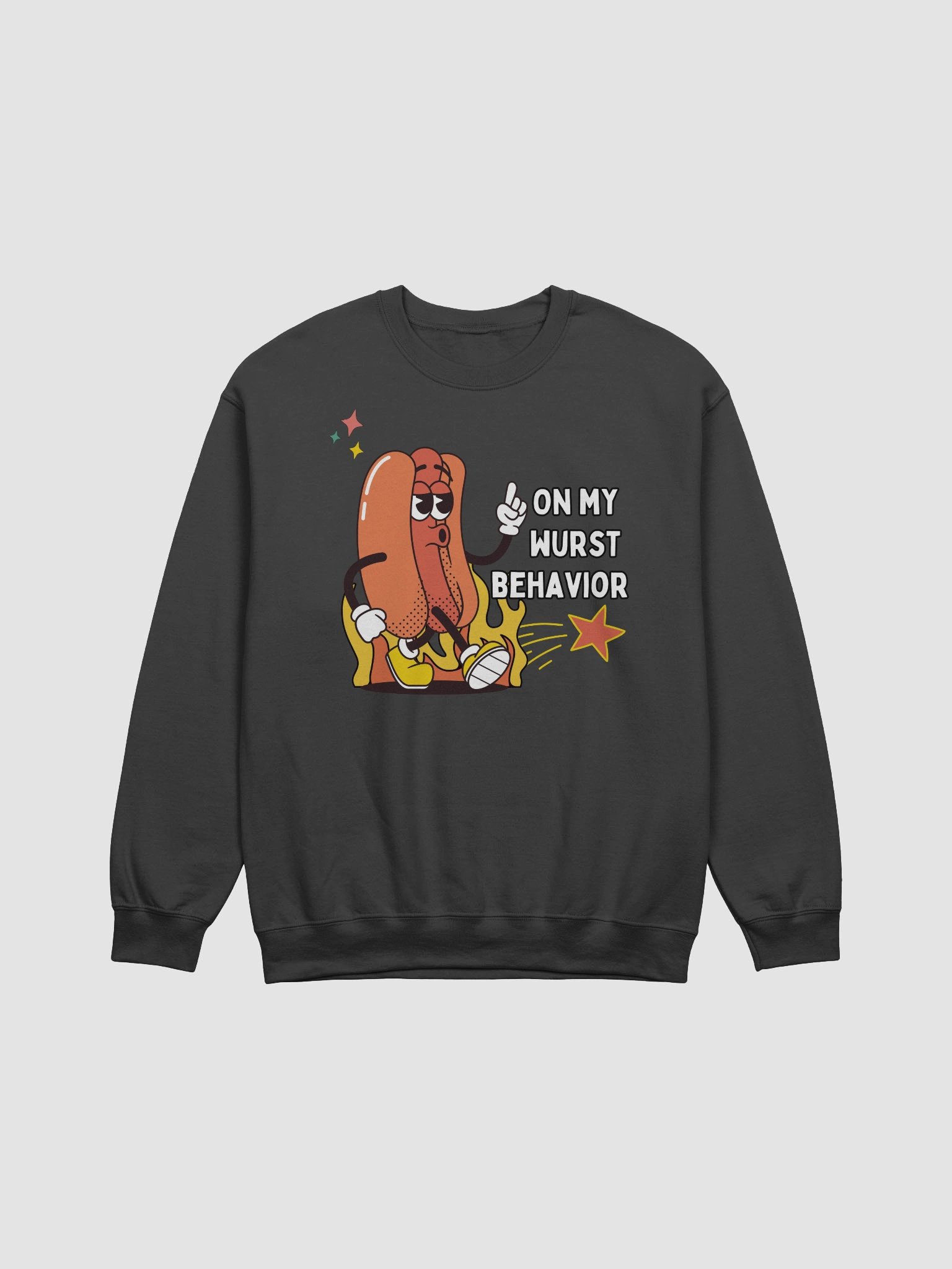On my wurst behavior Crewneck product image (1)