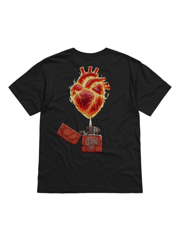 Fire & Ice Heart Lighter T-Shirt product image (12)
