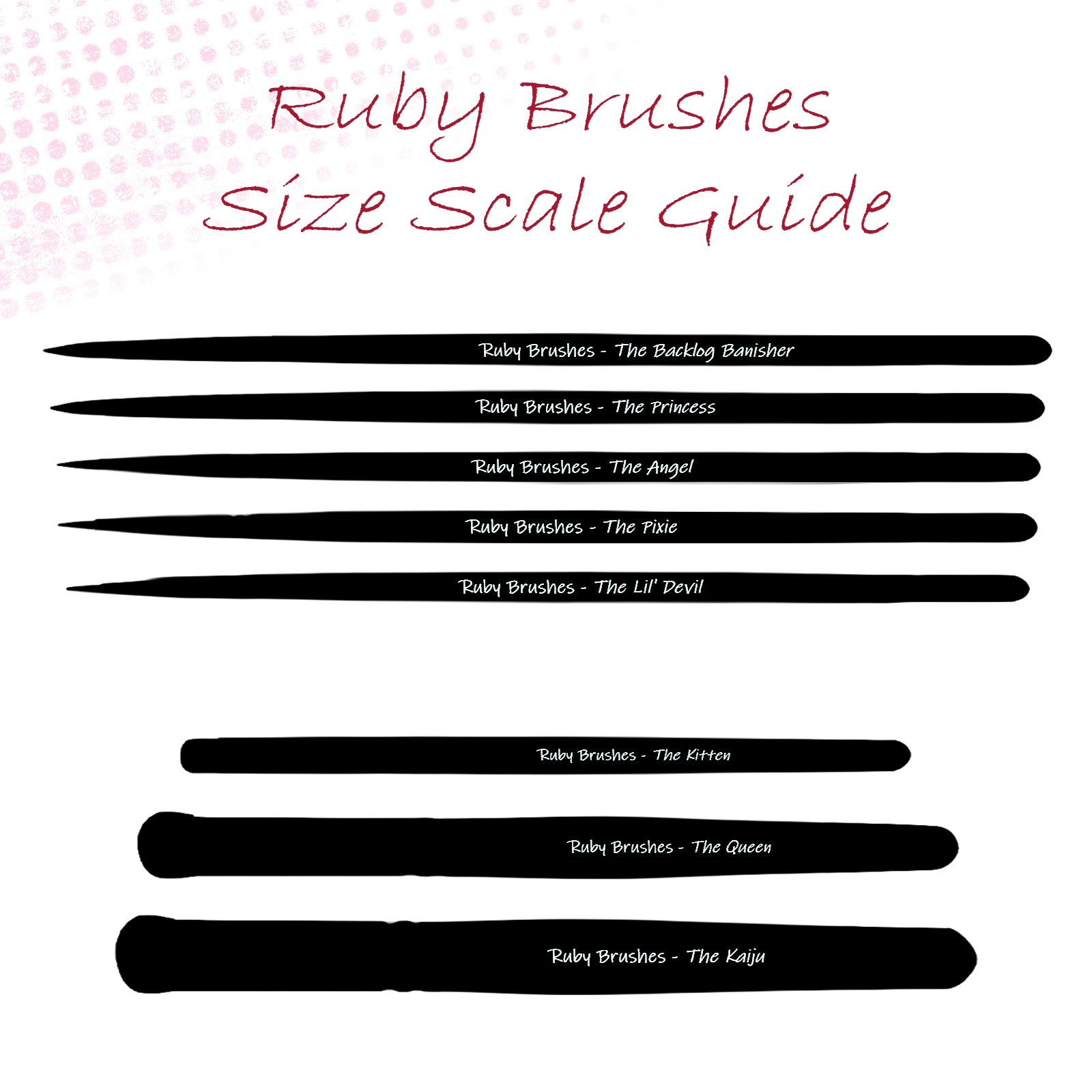 The Angel - Ruby Brushes product image (4)
