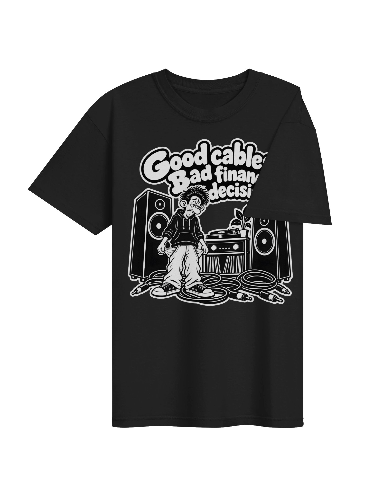 Good Cables Bad Final Descisions - Dyed Heavy T-Shirt product image (16)