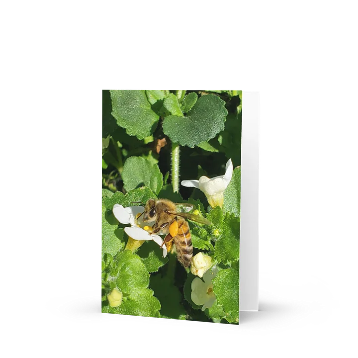 Fetching Pollen Bee Greeting Card product image (1)