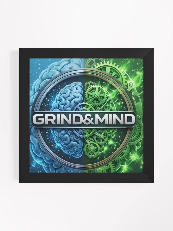 Grind & Mind Logo Poster w/ Frame product image (1)
