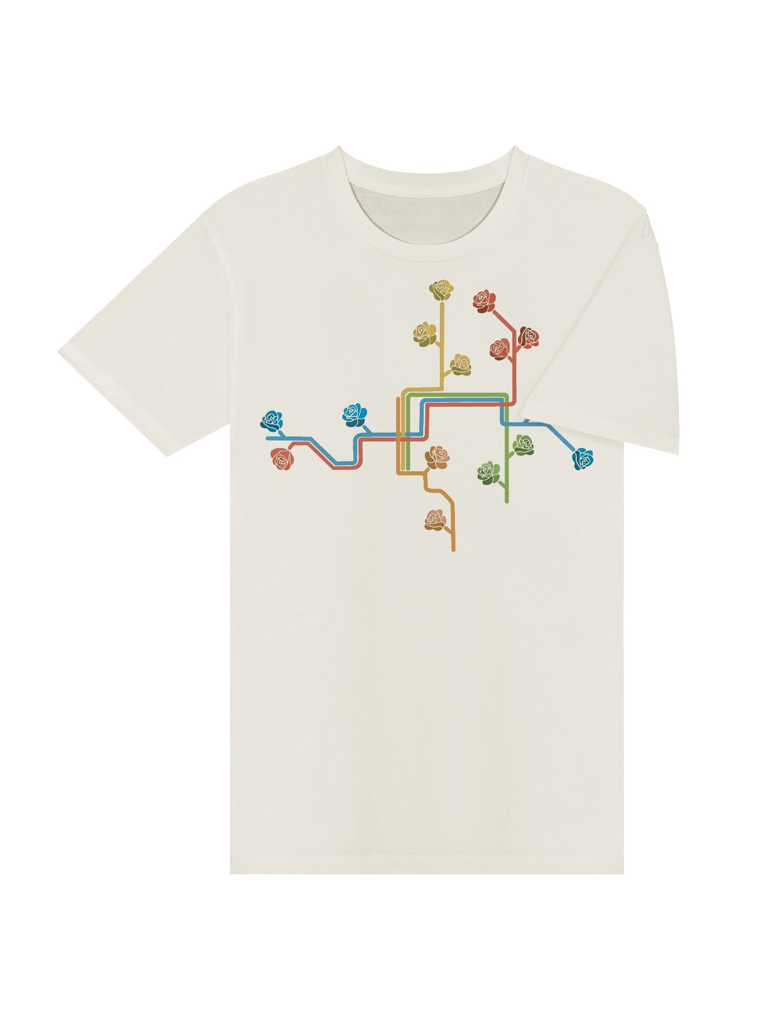 Blooming Portland Transit Map - The T-Shirt product image (16)