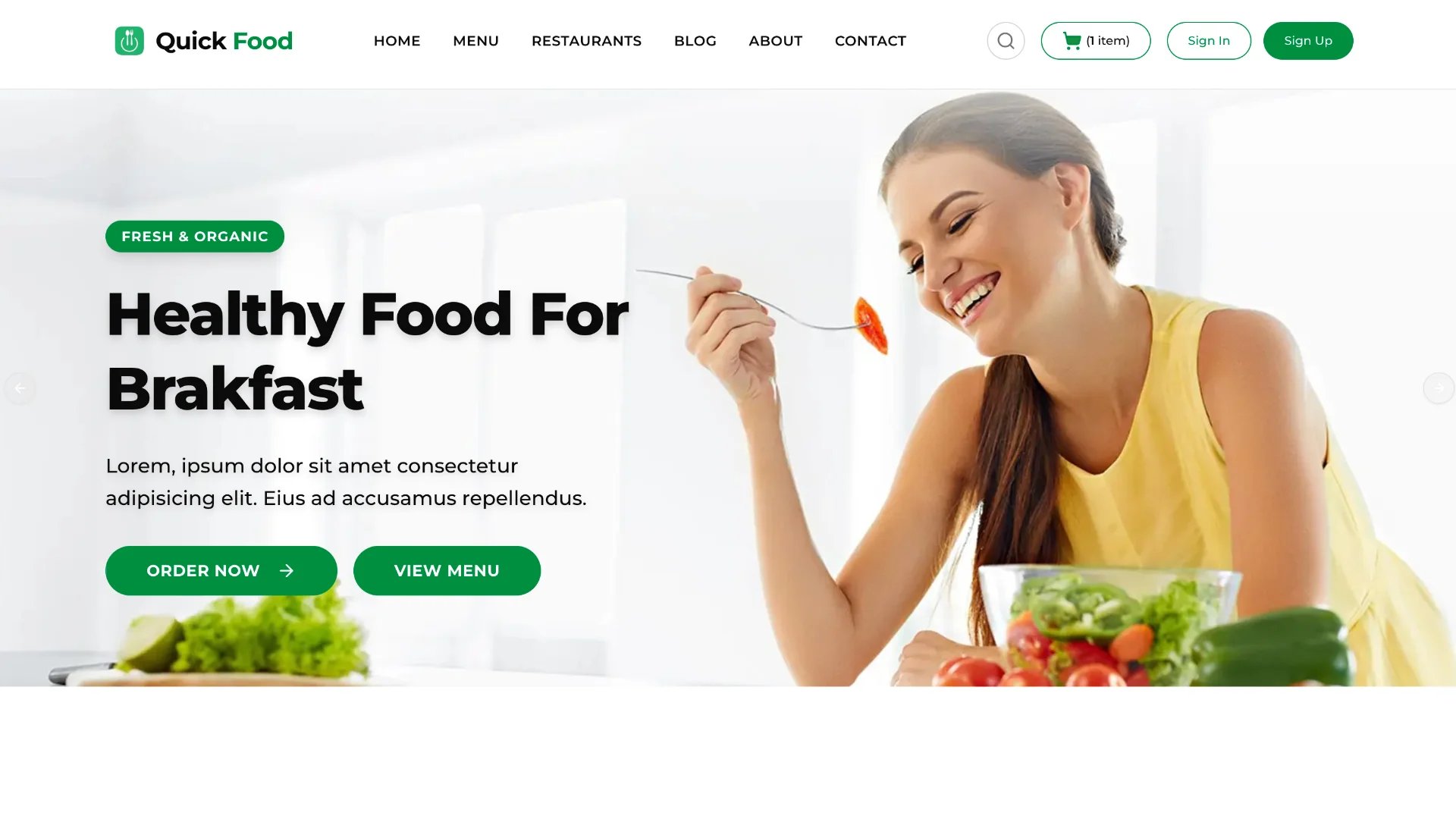 Modern Food Delivery Platform Source Code | Next.js 16, Sanity CMS & Stripe product image (3)