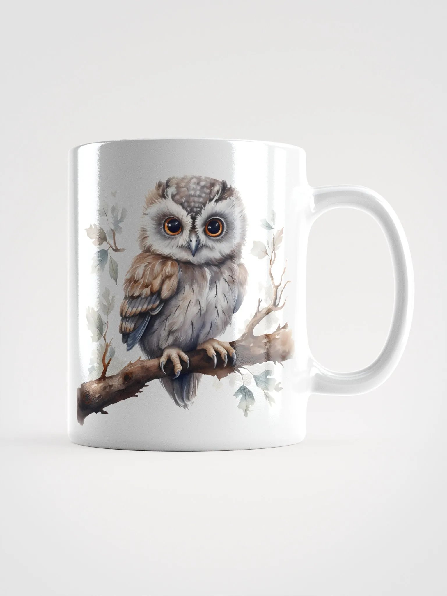 Baby Owl Perched Mug product image (4)
